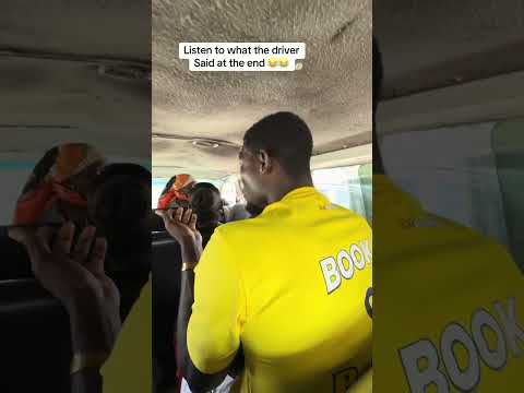 The driver is very funny 😂😂😂😂 #funnyvideo