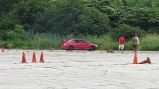 03 RR Evo 8 Autocrossing at Pungo, VA July 08' video 2