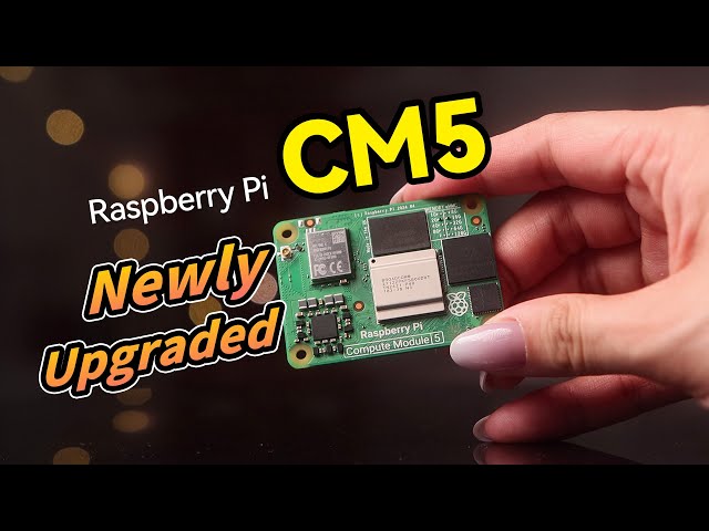Vídeo relacionado con Waveshare Pi Compute Module 5 CM5104032 (with WiFi Module, 4GB RAM, 32GB Flash eMMC), Raspberry Pi Computing Module Core Board CM5, Also Comes with an Antenna and a HEATSINK (3 Items)