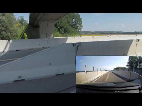 🇸🇰 Diaľnica D1 Budimír - Bidovce 25.08.2019 - úsek pri obci Budimír pohľad zo strechy auta (part 29)