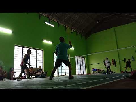 Malik/Nabil vs Yusman/ahdisolihin🏸💪