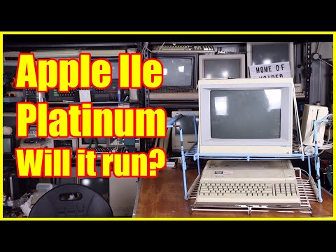 Apple IIe Platinum: A very unhappy (and dirty) machine