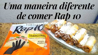 FIZ ESSE DOCE COM RAP 10 E DOCE DE LEITE !!! FICOU UMA DELCIA !!!