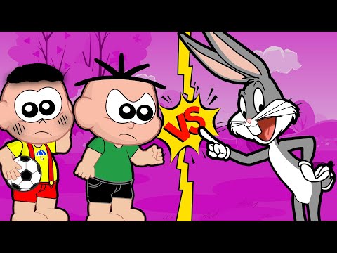 Cascão e Cebolinha Contra Pernalonga o Coelho Maluquinho - Desenho Animado