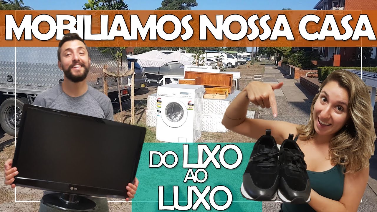 Móveis DE GRAÇA achados na RUA da AUSTRÁLIA (Lixo milionário!)