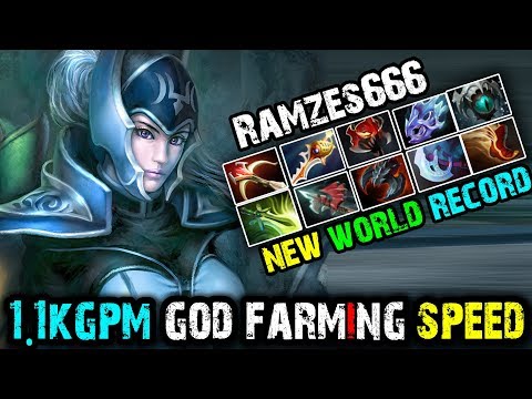 Ramzes666 [Luna] New World Record Fastest Farmer 1.1kGPM With 10Slots | Dota 2 FullGame