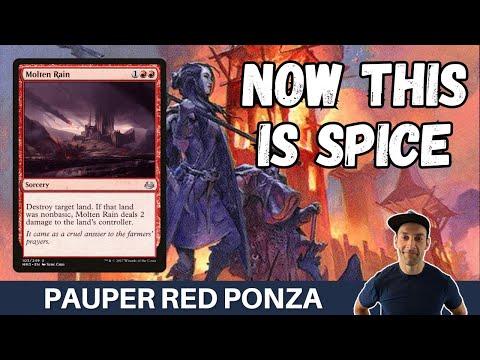 IS THIS LEGIT?! Pauper Mono Red Ponza is one of the spiciest 5-0 lists I've ever seen!