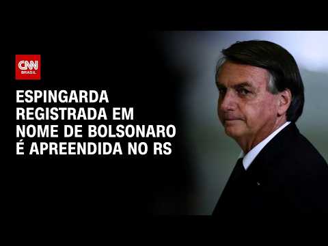 PF apreende espingarda registrada em nome de Bolsonaro no Rio Grande do Sul | CNN PRIME TIME