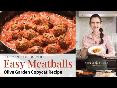 Easy Olive Garden Copycat Gluten Free Meatballs Recipe