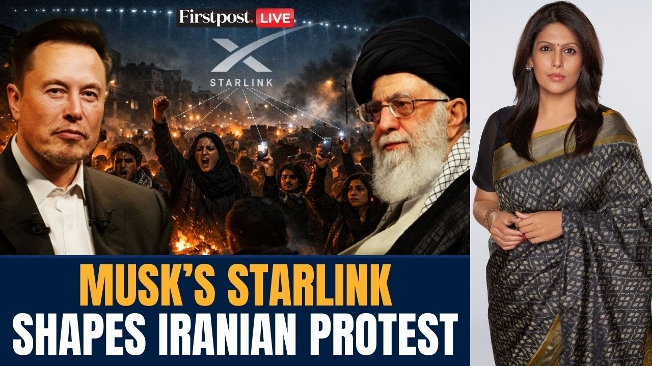 Iran Protest LIVE: Musk's Starlink Plays Role in Iran Protest | Vantage with Palki Sharma
