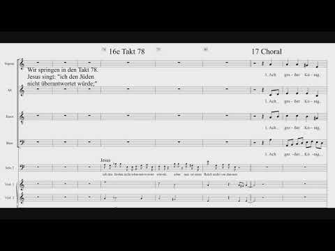 Johannespassion 1749 Nr. 16 bis 21b Einstudierung Sopran