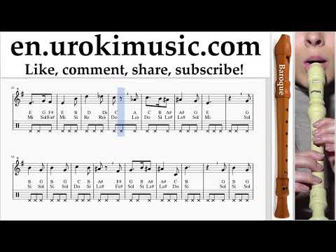 Recorder lessons (B.) Harry Potter - Hedwig's Theme Sheet Music Tutorial um-i-rn352
