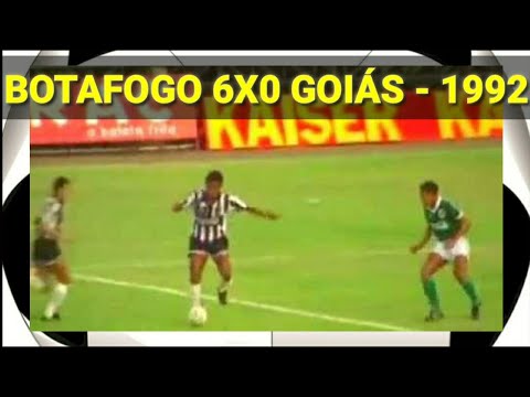 GOLS E MELHORES MOMENTOS | BOTAFOGO 6X0 GOIÁS - 1992 | BOTAFOGO X GOIÁS |BOTAFOGO X GOIÁS BRASILEIRO