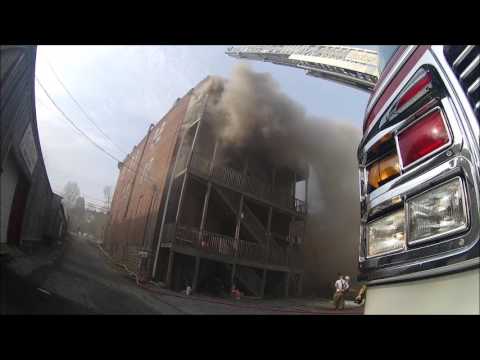 Center Ave.City of Butler,Pa. Commercial Building Fire 03-26-17