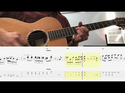Nobody Knows You When You're Down And Out - Eric Clapton (Guitar tutorial)