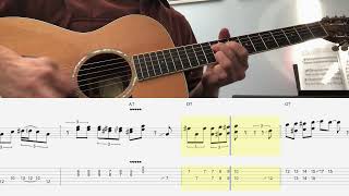 Nobody Knows You When You&#39;re Down And Out - Eric Clapton (guitar tutorial + tabs)