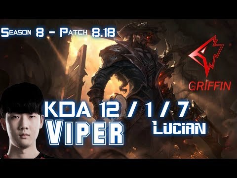 GRF Viper LUCIAN vs KAI'SA ADC - Patch 8.18 KR Ranked