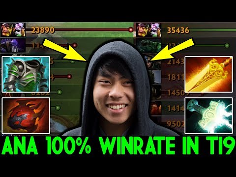 ANA [Alchemist] 100% Winrate Hero in Ti9 Insane Farming 7.22 Dota 2