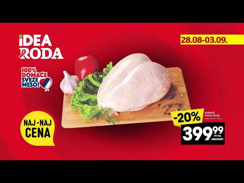 IDEA i RODA | Nedeljna akcija 28.08 - 03.09.2025.