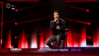 Kállay-Saunders András: Running -- A Dal 2014 középdöntő