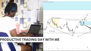 Trading FOREX While Working A Job | FOREX VLOG + UNBOXING stuffs.#forextrader #forex