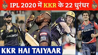 IPL 2020 | Kolkata Knight Riders Squad | KKR Players List For IPL 2020 | KKR Squad For UAE | Hindi