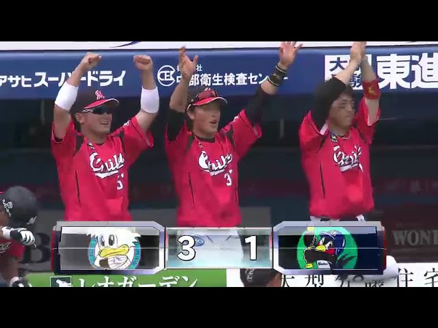 【5回裏】勝負強い!! マリーンズ・高濱 走者一掃の逆転タイムリー!! 2016/6/11 M-S