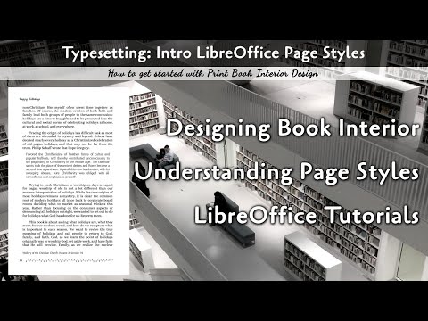Typesetting in LibreWriter: Intro to Page Styles