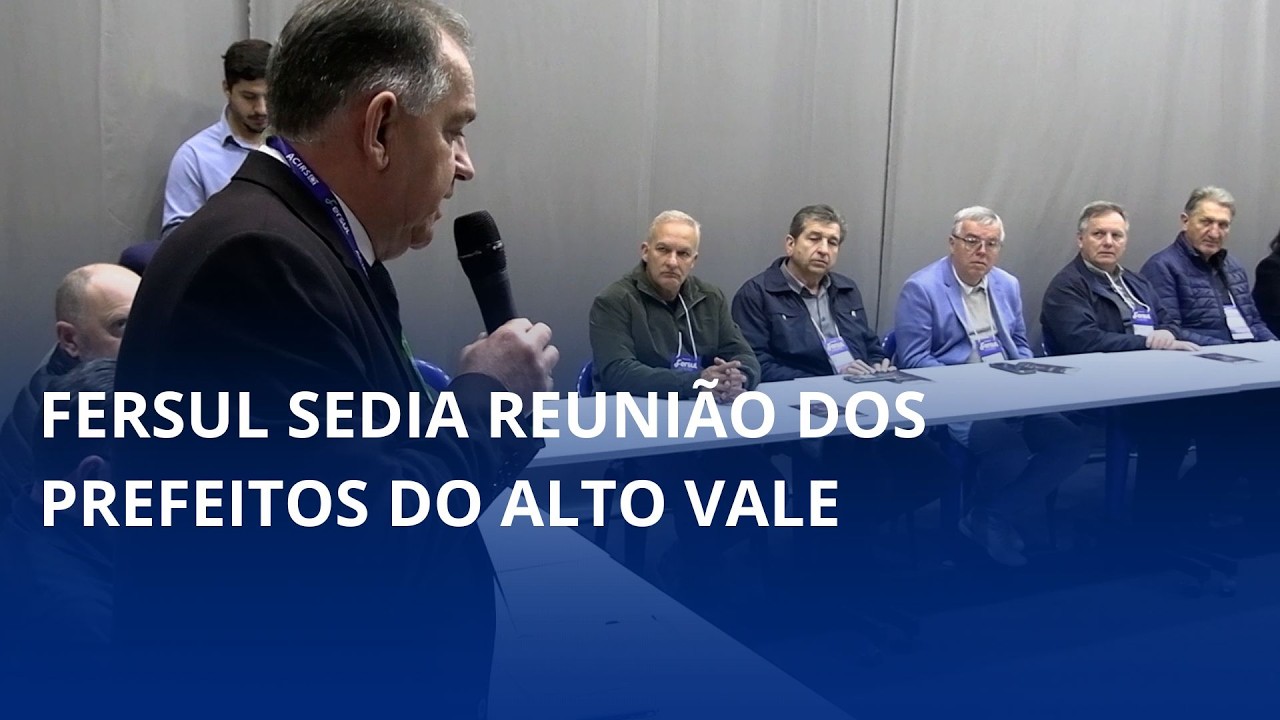 FERSUL sedia reunião dos prefeitos do Alto Vale