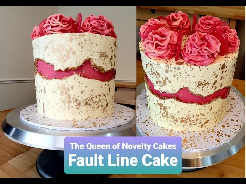 Fault Line Cake "Masterclass" Tutorial ( Castellano-Español)