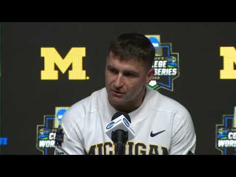 2019 College World Series: Postgame Press Conference | Game 11: Michigan vs Texas Tech