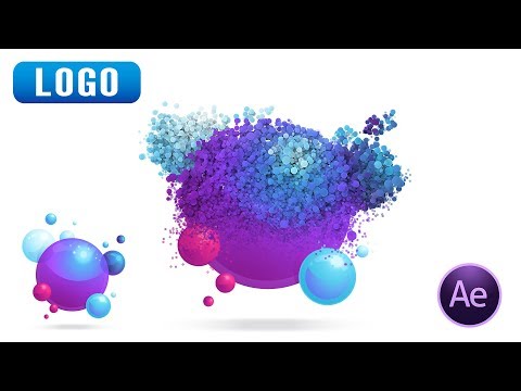 Easy After Effects Tutorial Particles Logo Text Animation Download Free Template