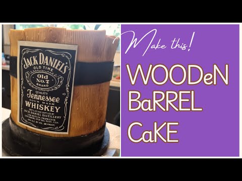Wooden  Barrel Cake  in Germany