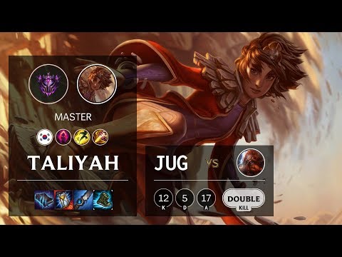 Taliyah Jungle vs Gragas - KR Master Patch 10.8