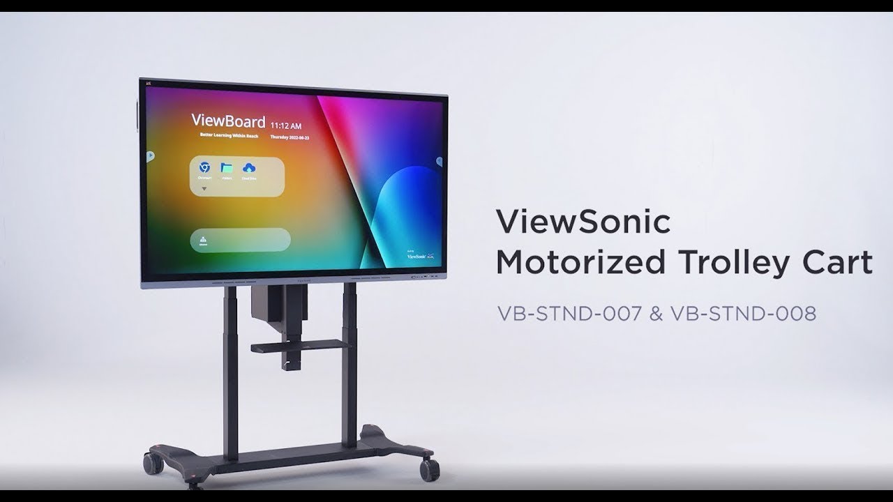 ViewSonic Motorized Trolley Cart | VB-STND-007/VB-STND-008