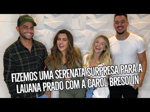 Serenata surpresa pra Lauana Prado - Juan Marcus & Vinícius e Carol Bresolin