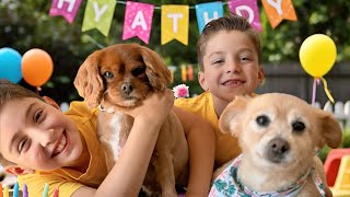 Coolest Dog Birthday Party for Kids 🐶 Learn About Dogs and Pet Care 🐩  Fun Puppy Celebration