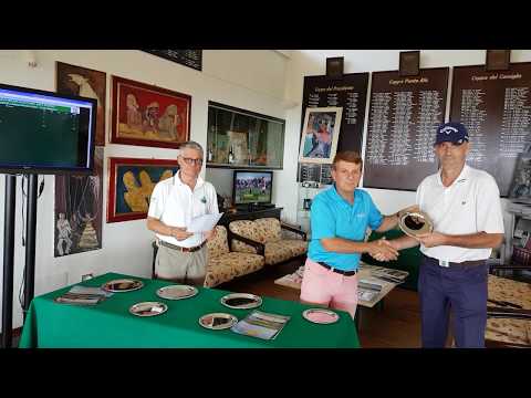 Premiazione gara di golf " GRAN PREMIO SMARTGOLF RACE ..TO SPAGNA" - G.C.Punta Ala 22.07.2017