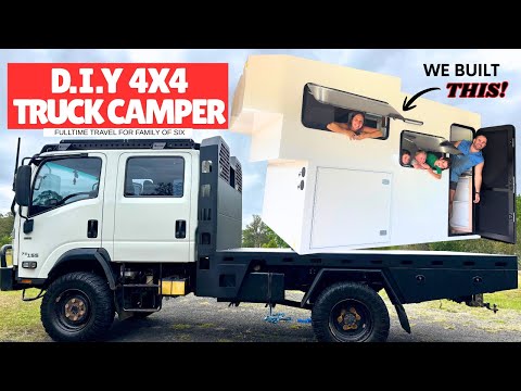 YOU WILL BE SURPRISED! DIY EXPEDITION TRUCK CAMPER BUILD FOR FULLTIME TRAVEL - New TRAY & TRIMS EP8