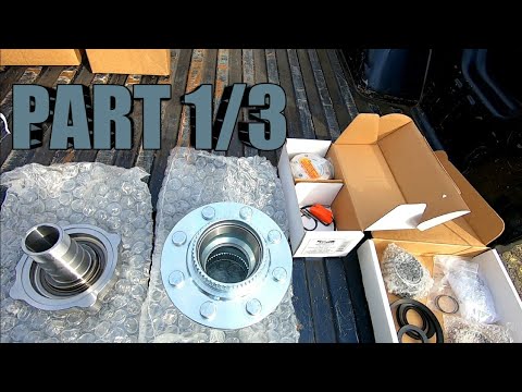 Dodge Ram Spyntec shorty free spin locking hub conversion part 1/3