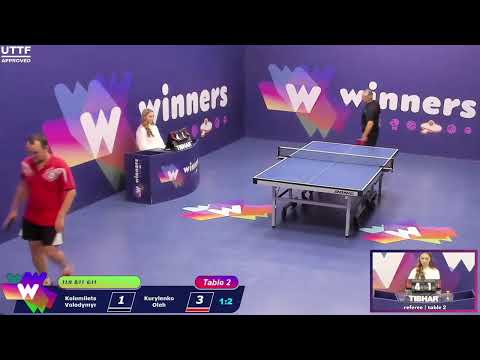 Winners League 29.09.21 Kolomiiets Volodymyr - Kurylenko Oleh 14-30