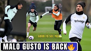 HIS BACK! Malo Gusto Joins Full Training Ahead Of Everton! Chelsea News Now