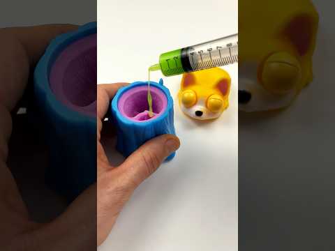 Satisfying Squishy Drink! satisfying #squishy #trend #shorts #funny