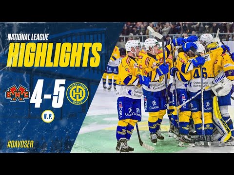 Highlights EHC Biel vs. HC Davos 4:5 n.P.