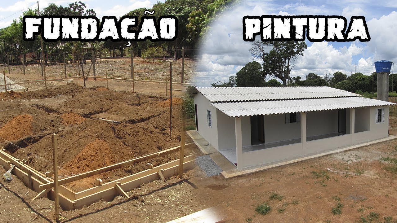 RESUMO DA CONSTRUÇÃO – DA FUNDAÇÃO A PINTURA
