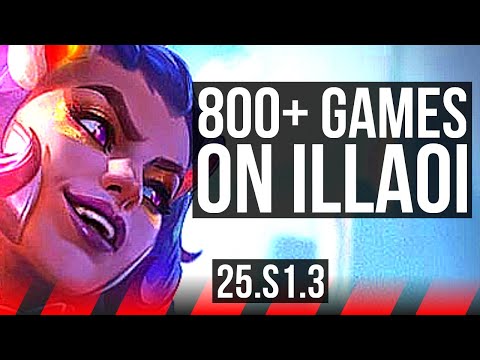 ILLAOI vs JAYCE (TOP) | 3/0/3, 800+ games | KR Master | 25.S1.3