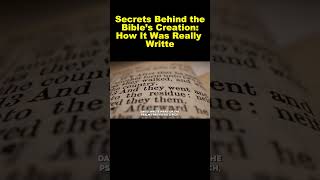 Secrets Behind The Bibles Creation