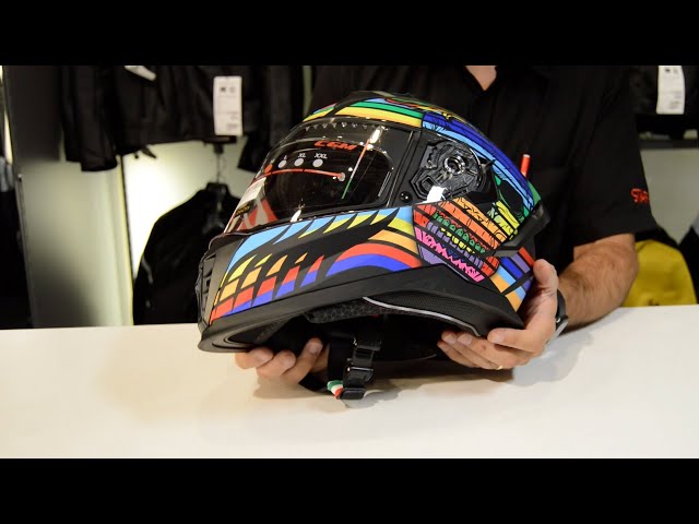 Vídeo relacionado con CGM Casco Abierto 191I Pix IT Verde, Blanco y Rojo, Talla XS (54 cm)