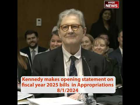 Kennedy questions Sufrin in Judiciary; statement on fiscal year 2025 bills