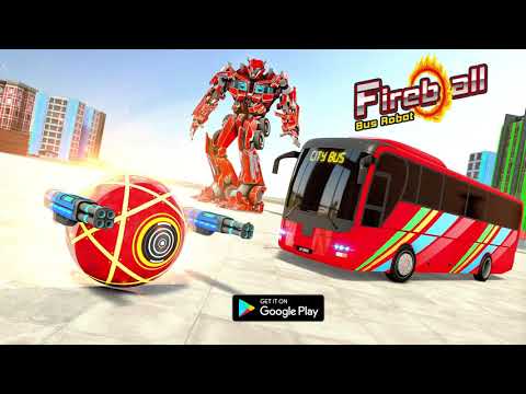 Fireball Bus Robot Game: Robot Transforming Games